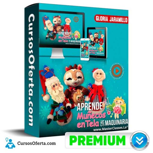 Aprende Muñecos en Tela sin Maquinaria – Gloria Jaramillo 31 aprende munecos en tela sin maquinaria gloria jaramillo 652de7037a91a