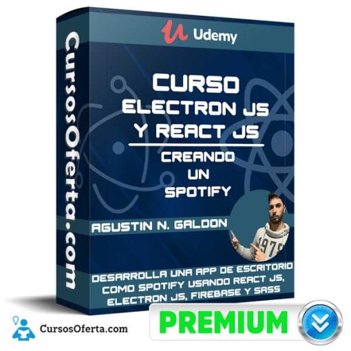 Curso Electron JS y React JS: Creando un Spotify 1 curso electron js y react js creando un spotify 652dc6a6e811d