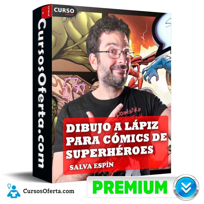 Dibujo a lápiz para cómics de superhéroes de Salva Espín 1 Dibujo a lápiz para cómics de superhéroes de Salva Espín